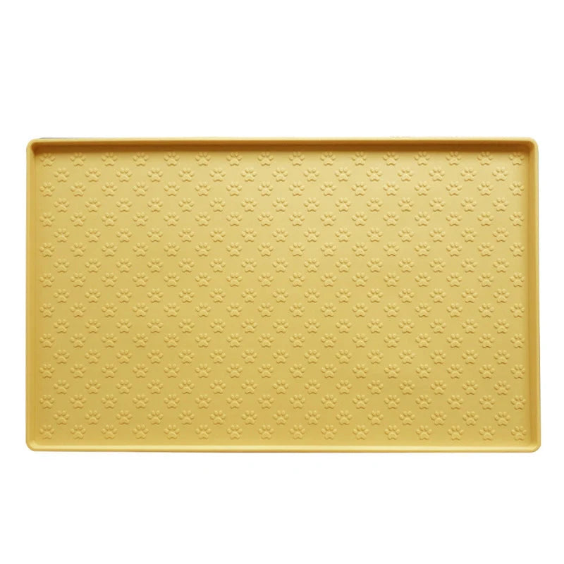 Waterproof silicone pet placemat in various colours for dogs and cats