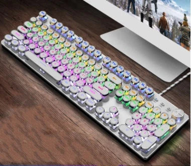 Mechanical Gaming Keyboard with LED Backlit and Anti-Ghosting Keys