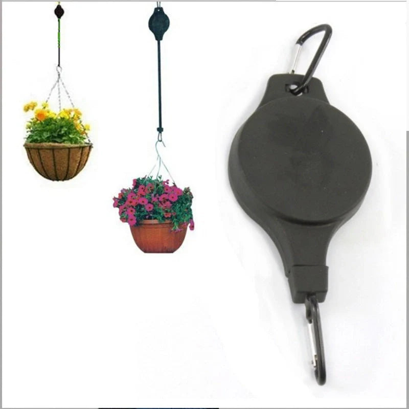 Free Lifting Hanging Basket Bird Cage Hook with elastic length for easy adjustment