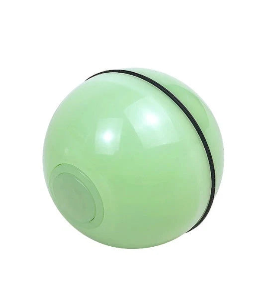 Interactive LED laser electronic rolling ball for cats with colorful lights and catnip