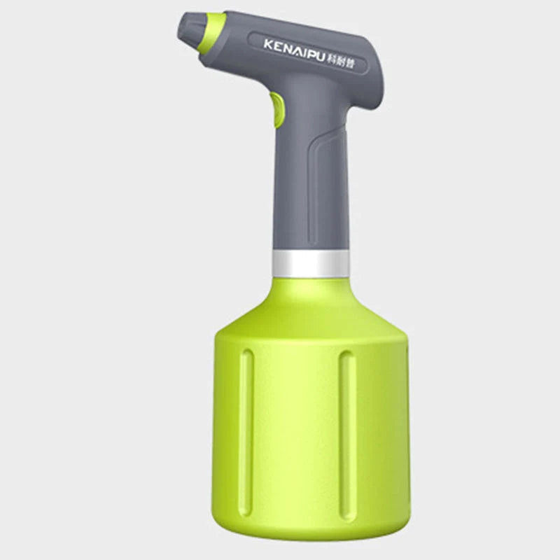 Automatic plant spray bottle with adjustable spout and USB recharge