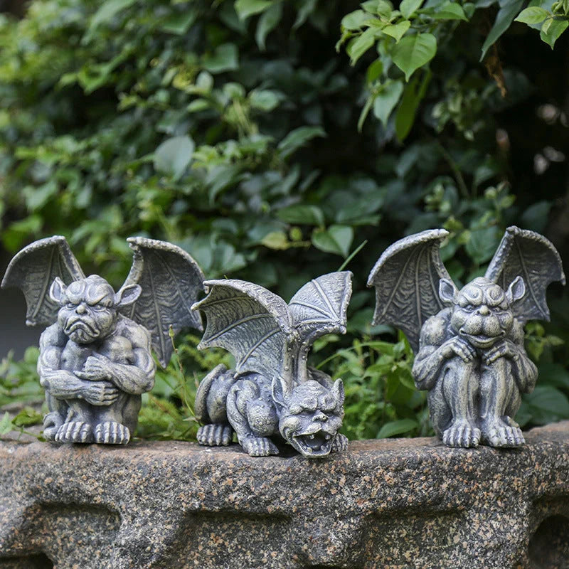 Resin animal garden ornaments in various designs, perfect for outdoor decoration