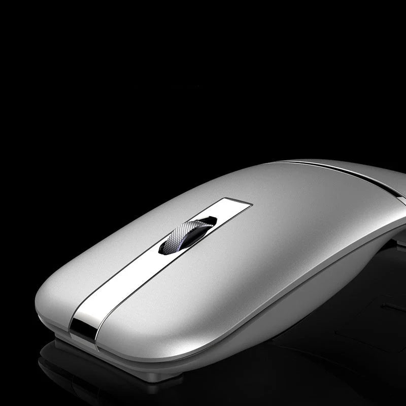 Dual-mode Bluetooth wireless mouse with folding design in various colors