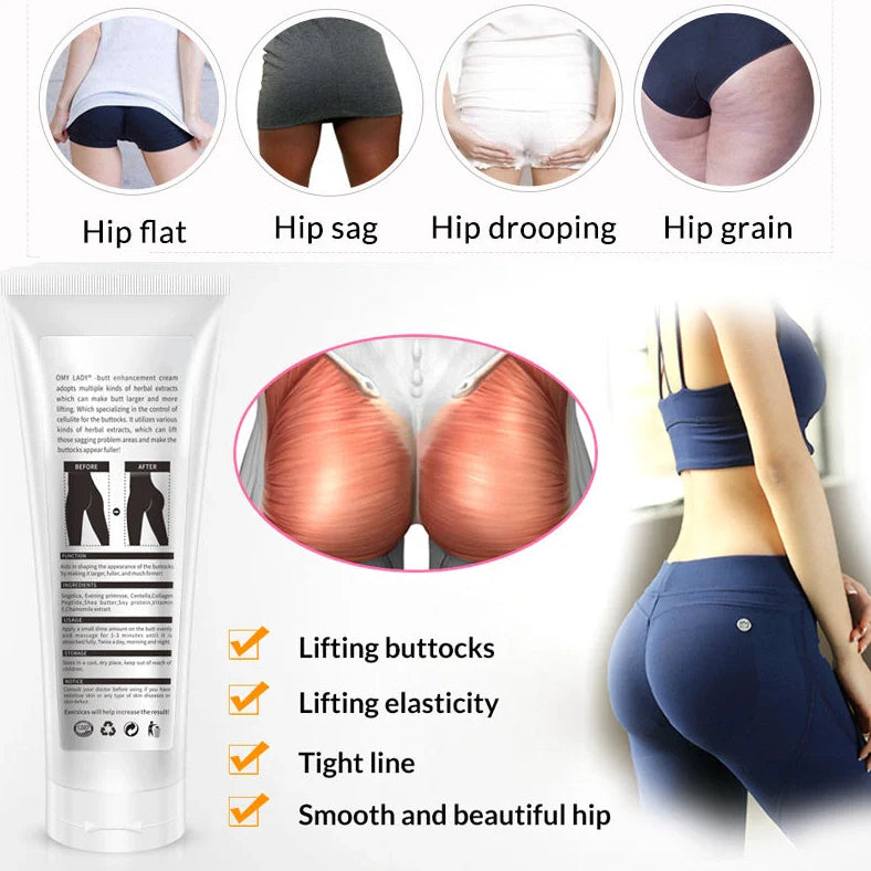 100g buttock enhancement cream with plant extracts for lifting and fullness