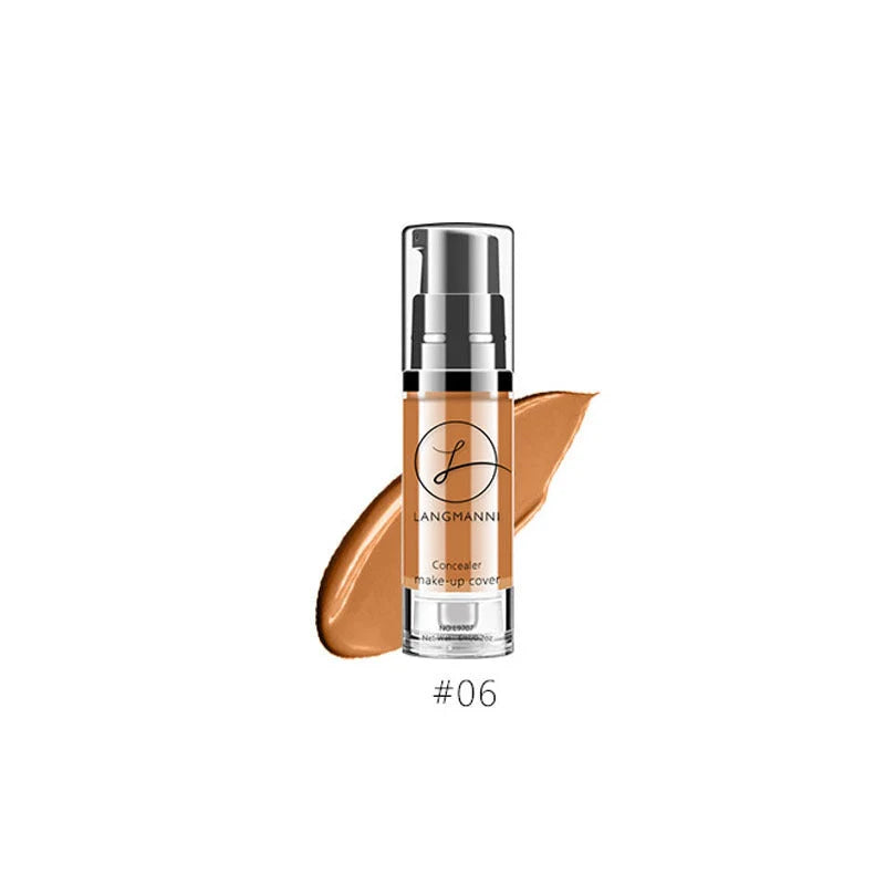 Professional waterproof liquid foundation concealer for flawless skin coverage