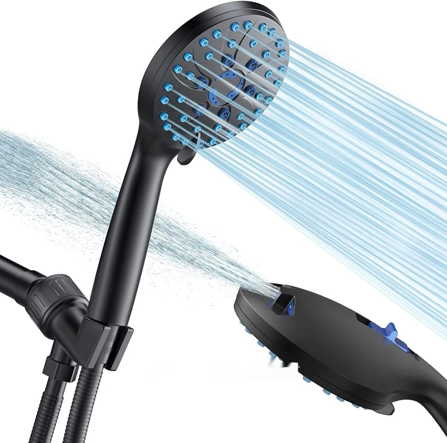 Handheld shower with electrochromism colour and multiple gear settings