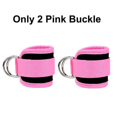 Ankle strap resistance bands in various colours for hip and leg strength training