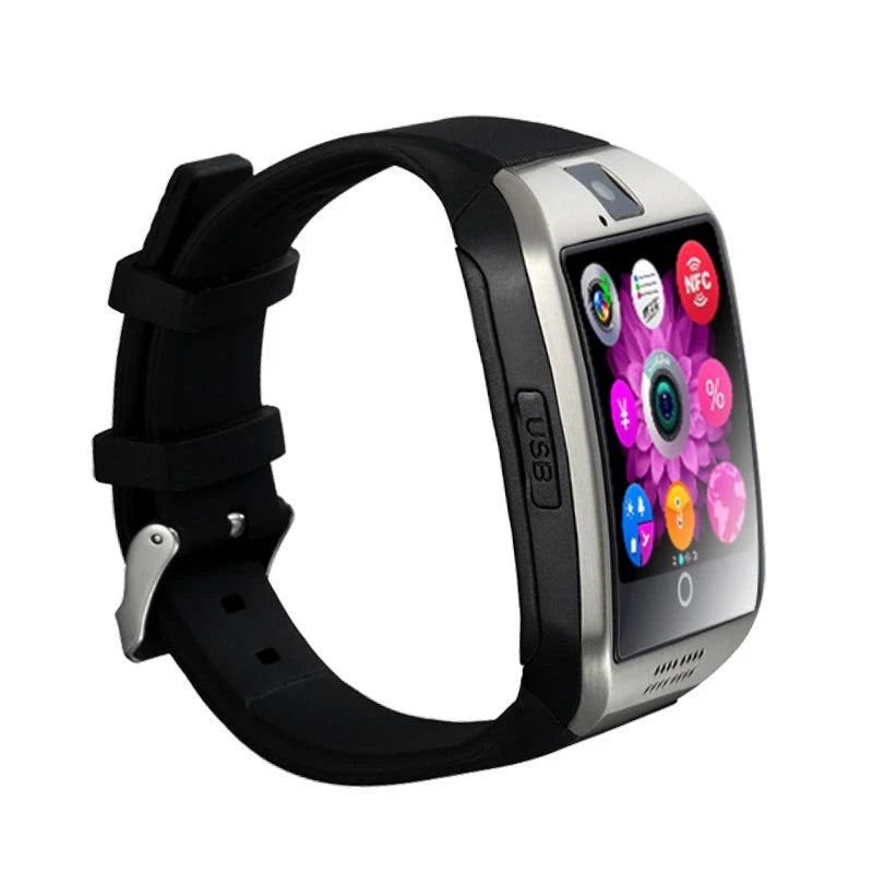Bluetooth smart watch for men with touch screen and camera in various colors