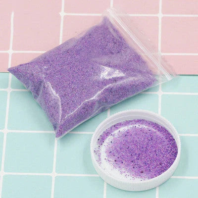DIY Non-toxic Magic Mars Space Sand in seven colours for creative and educational play