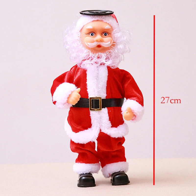 Electric Music Santa Claus Toy with Technology Sense Lamp for children