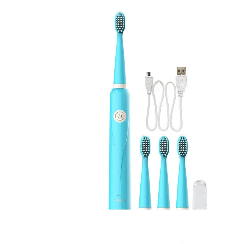 Sonic electric toothbrush with USB charging in multiple colours