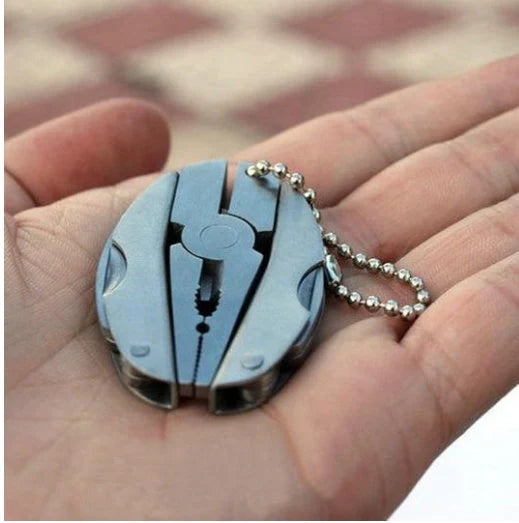 Compact 2cr13 steel mini multi-tool pliers with folding design for easy storage