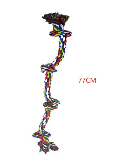 Heavy-duty cotton rope dog toys for large breeds with dental health benefits