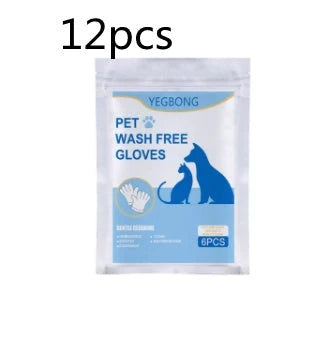 Disposable aluminum foil pet gloves for easy cleanup, pack of six