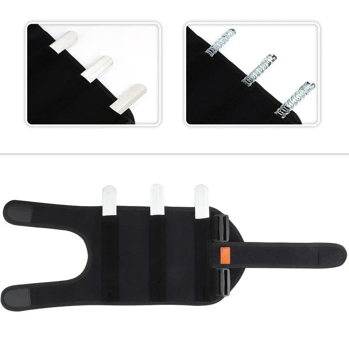 Supportive elbow brace with aluminum strips for active lifestyles, perfect for Kiwi athletes and fitness enthusiasts
