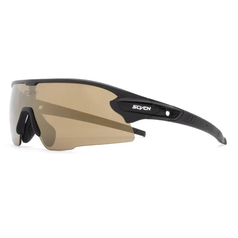 Stylish UV-blocking bike glasses with semi-rimless frame and range of color options for Kiwi cyclists