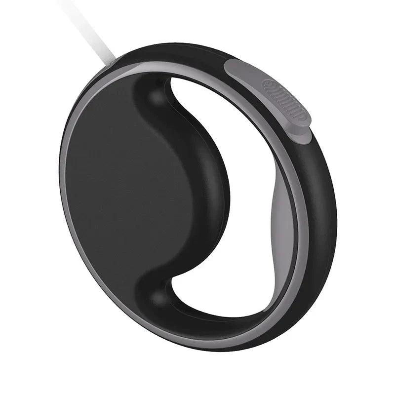 3m retractable dog leash with flashlight and garbage bag holder for convenient and safe dog walking