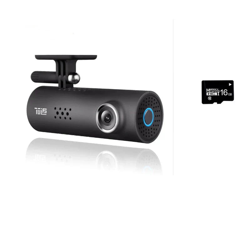 1080P Wireless Car Dash Cam with Smart Voice Control, Featuring 1080P HD Video, Wide-Angle Lens, and G-Sensor for Driving Safety