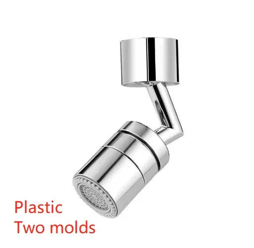 Universal Splash-proof Outer Joint Swivel Faucet with 360° rotation and dual output modes