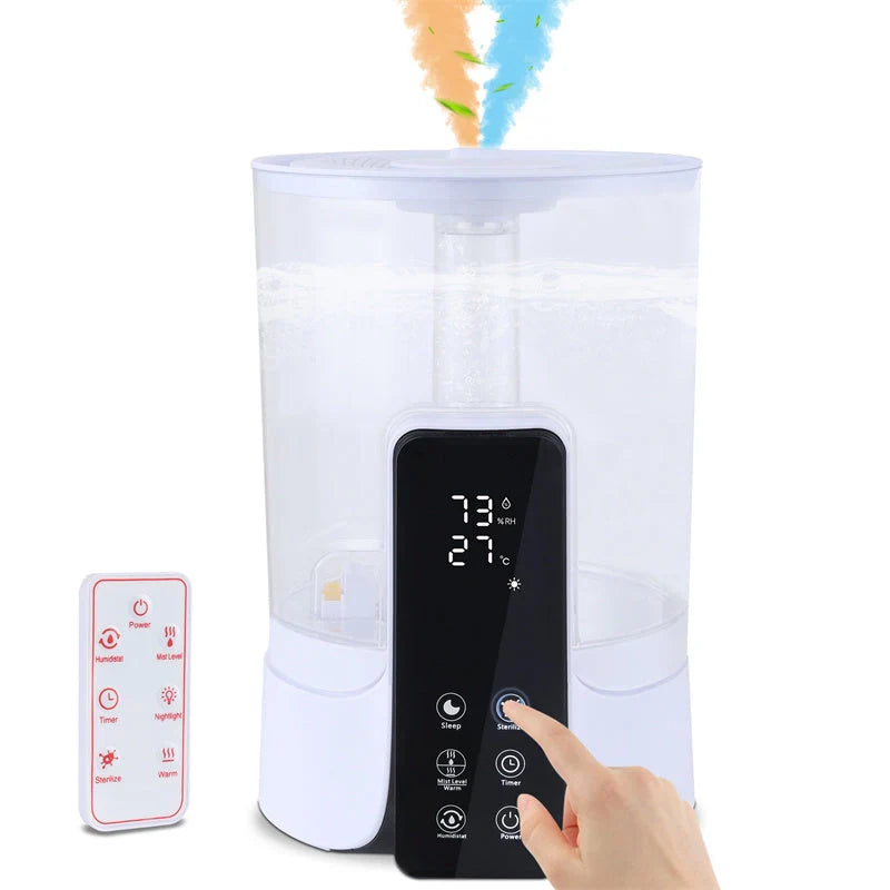 6L large-capacity humidifier with UV sterilization and remote control
