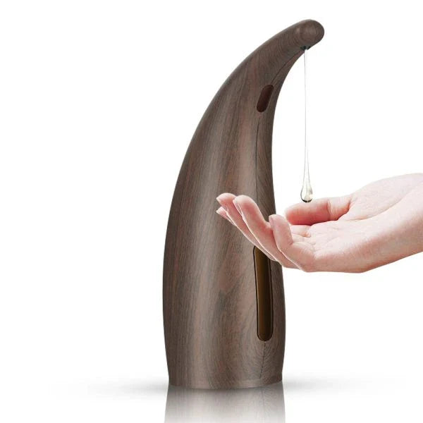 Touchless automatic liquid soap dispenser with infrared smart sensor for hands-free, mess-free soap dispensing in modern kitchen or bathroom