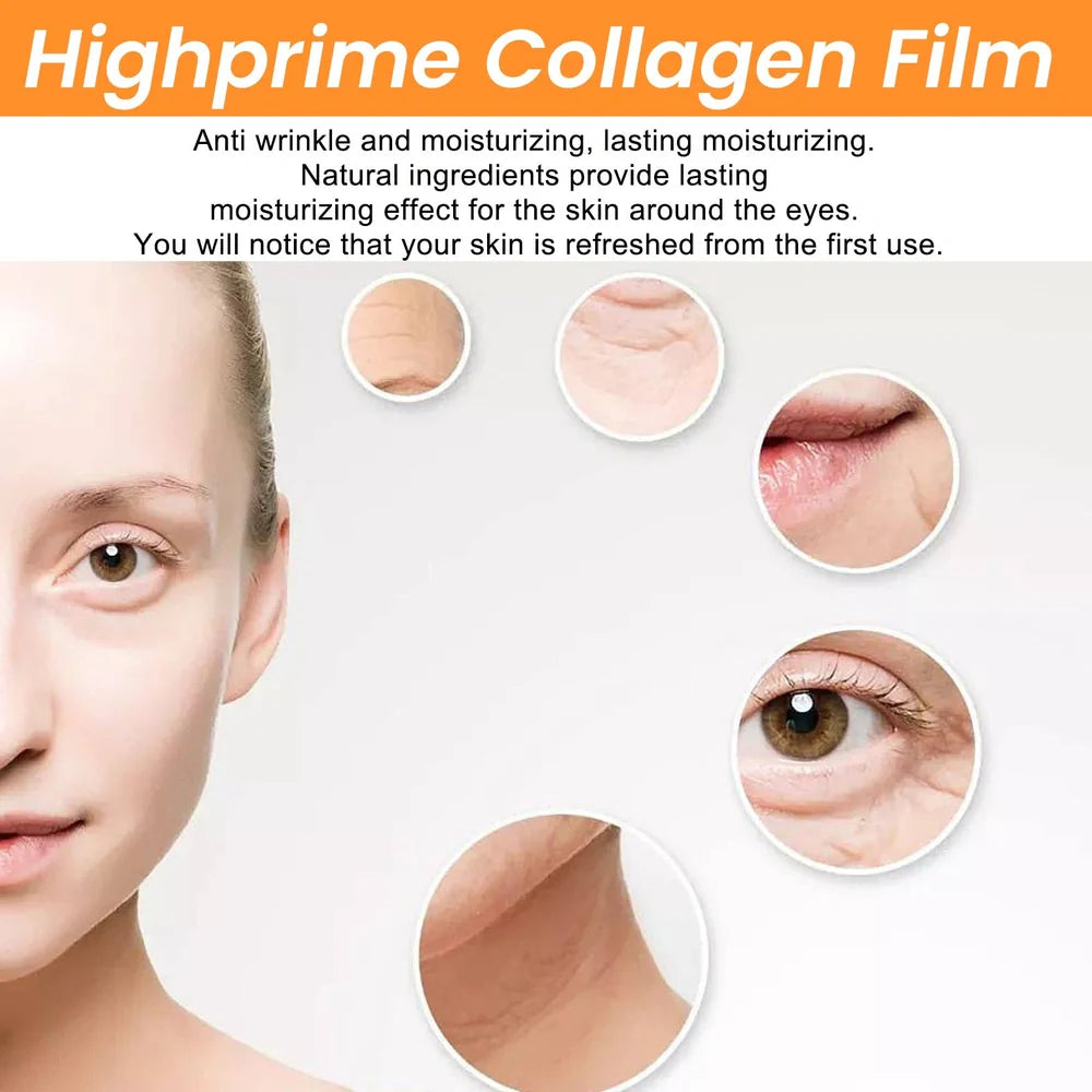 Collagen water-soluble facial mask with hyaluronic acid for 15-20 minute hydrating treatments