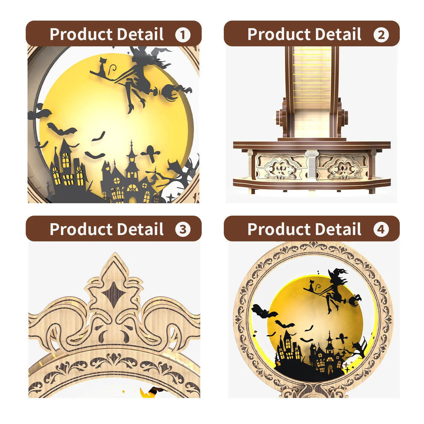 Home Fashion Simple Holiday Carnival Lights Styling Puzzle Toys for festive decoration