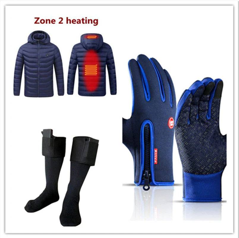 Premium touchscreen motorcycle gloves with polar fleece lining and textured grip for warmth and control