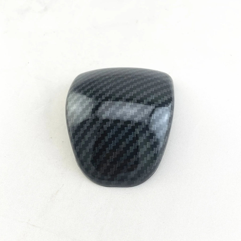Carbon fibre pattern gear shift cover for car interior centre console