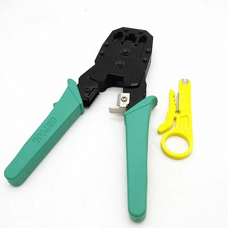 SZ-315 multifunctional network cable crimping pliers with rubber handle for RJ45 and phone wire termination