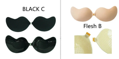 Deep V Invisible Bra with Mango Cup for seamless support under swimwear or dresses