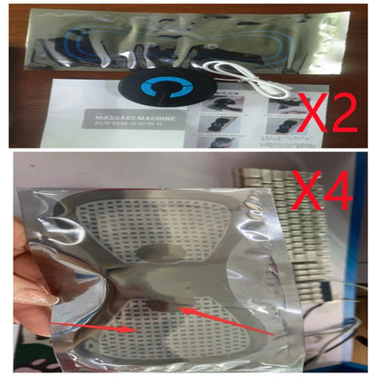 HQ-185 Mini Electric Shoulder and Neck Massager in black with massage patch