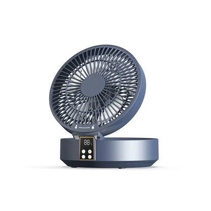 Rechargeable Portable USB Folding Fan with Night Light and Air Cooler - Premium Home Comfort Solution