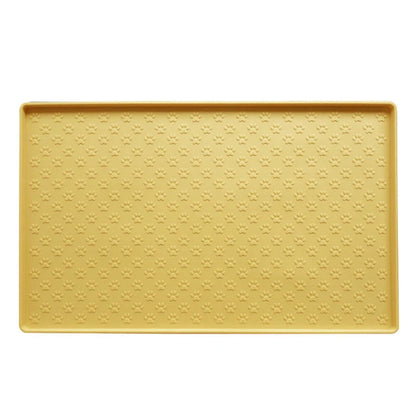 Waterproof silicone pet placemat in various colours for dogs and cats