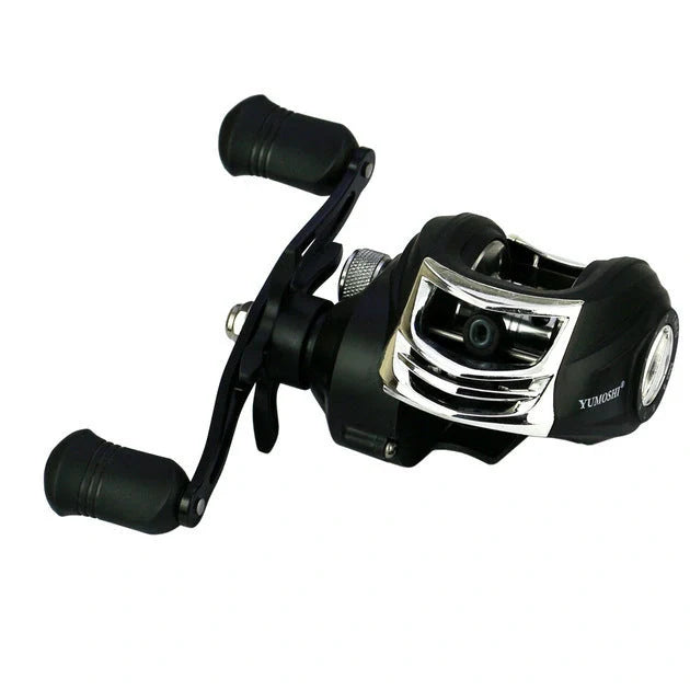 YUMOSHI AK Series Fishing Reel with 10-level magnetic brake system and 215g lightweight design for precise casting control and reduced arm fatigue during long fishing sessions