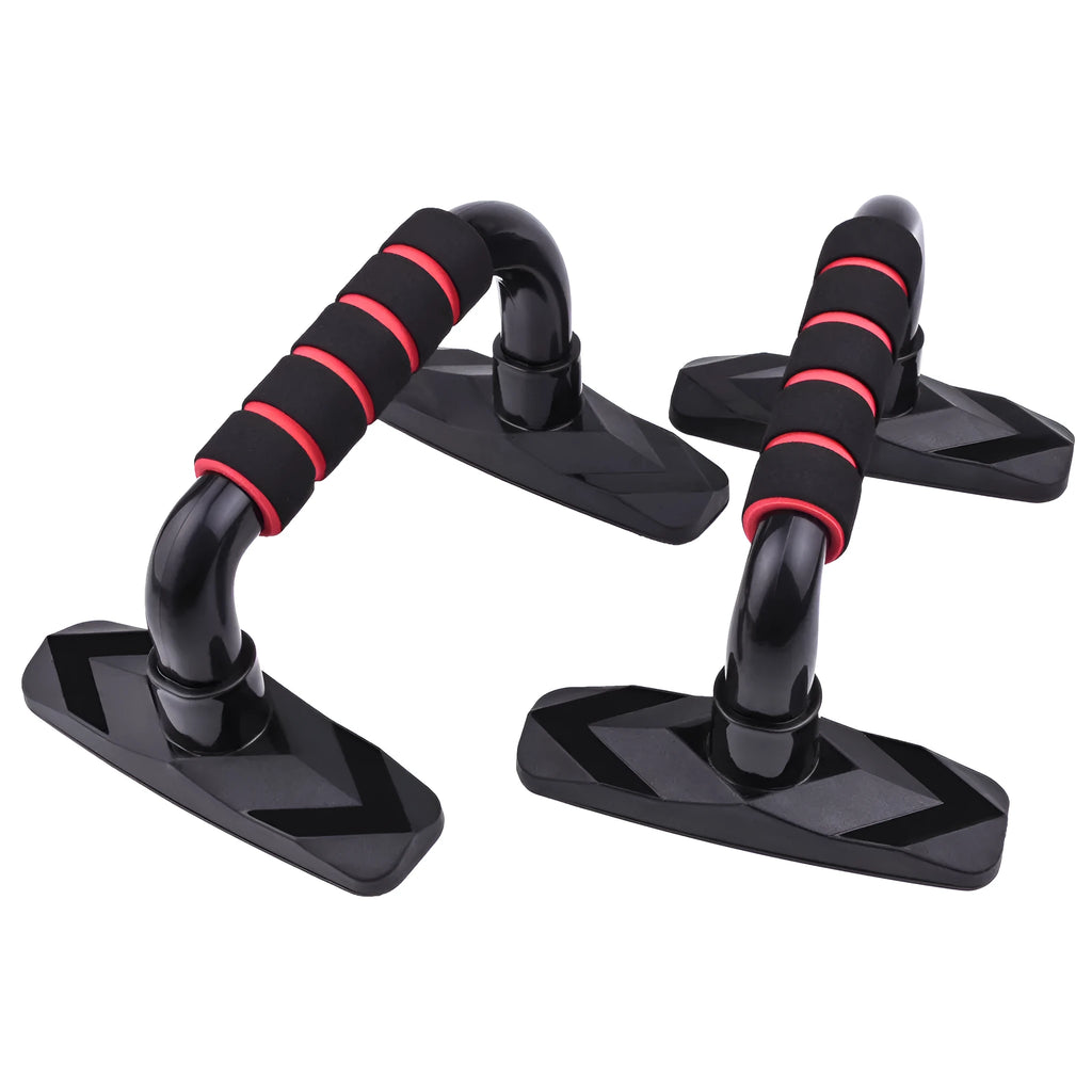 I-shaped push up bars for chest and arm strength training with PP sponge construction
