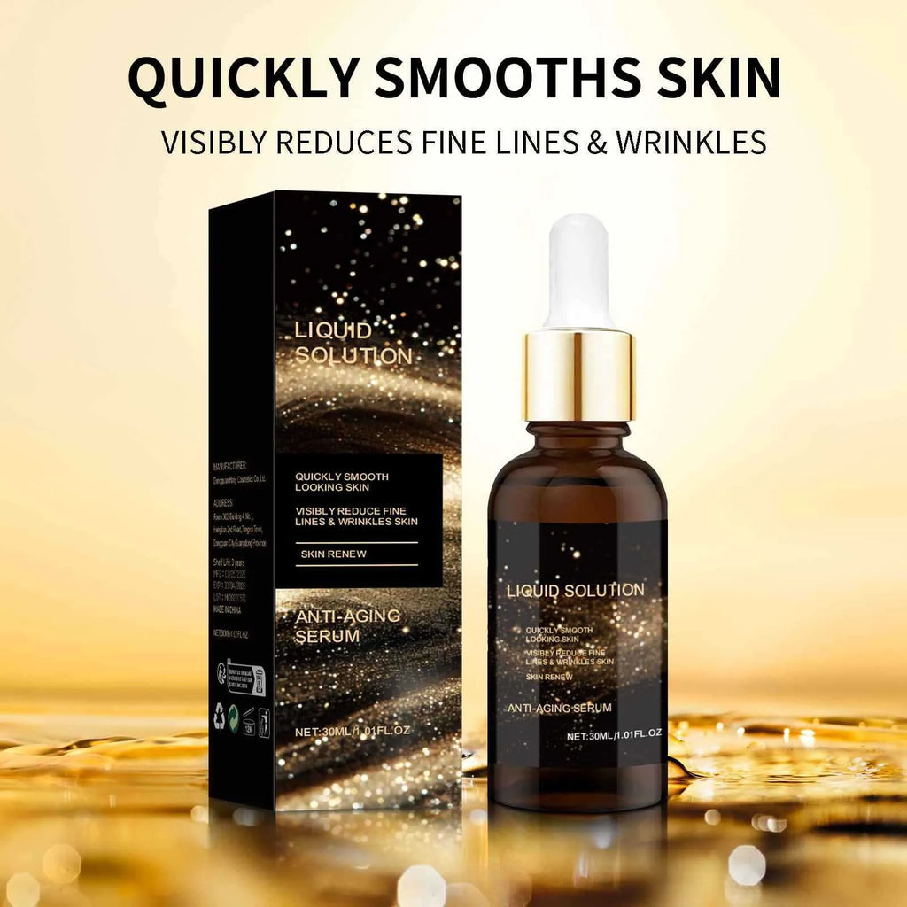 30ml bottle of facial moisturising care solution with hyaluronic acid and glycerin