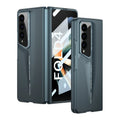Folding blade phone case for Samsung Z Fold 4, hard PC, frosted finish, Cool Black colour, creative design