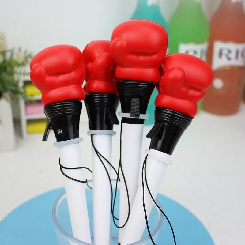 Pressure relief boxing pen with plug-in sleeve design and black 0.7mm bullet tip