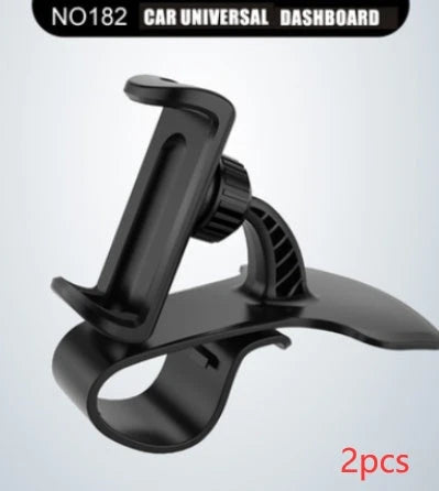 Versatile car phone mount with 360-degree rotation, designed for secure and hands-free smartphone use while driving