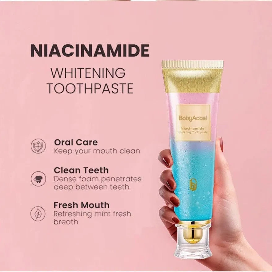 100g nicotinamide whitening toothpaste tube for adults with cleaning function