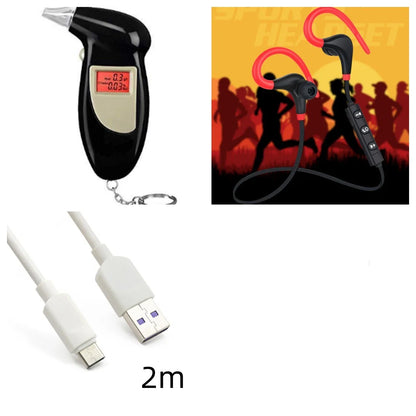 BT-01 Big Horn Sports Bluetooth Earbuds in black, red, green, and blue