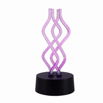 Stylish USB LED Acrylic Table Lamp with 7 Color Changing Mood Lighting for Home, Office, and Party Decor