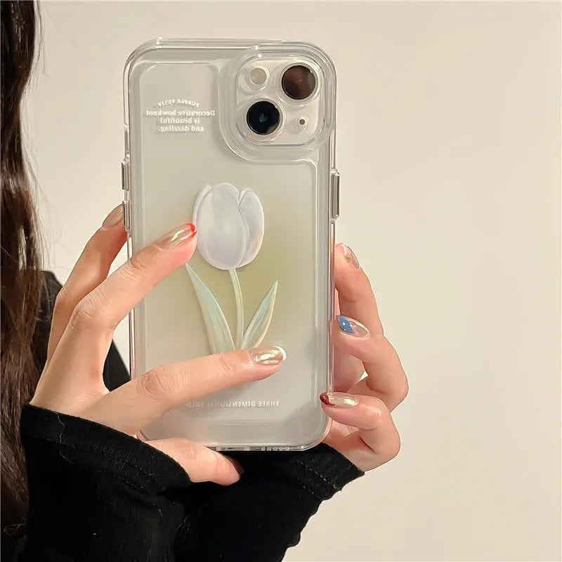 Gradient coloured TPU all-inclusive phone case for iPhone showing full-wrap protection design