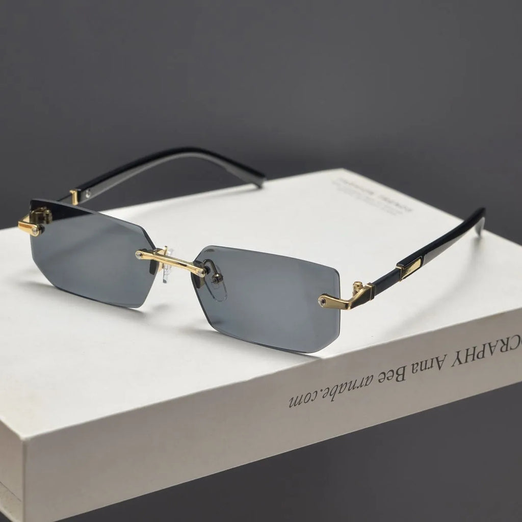 Frameless water drop sunglasses in transparent colour for driving and outdoor sports