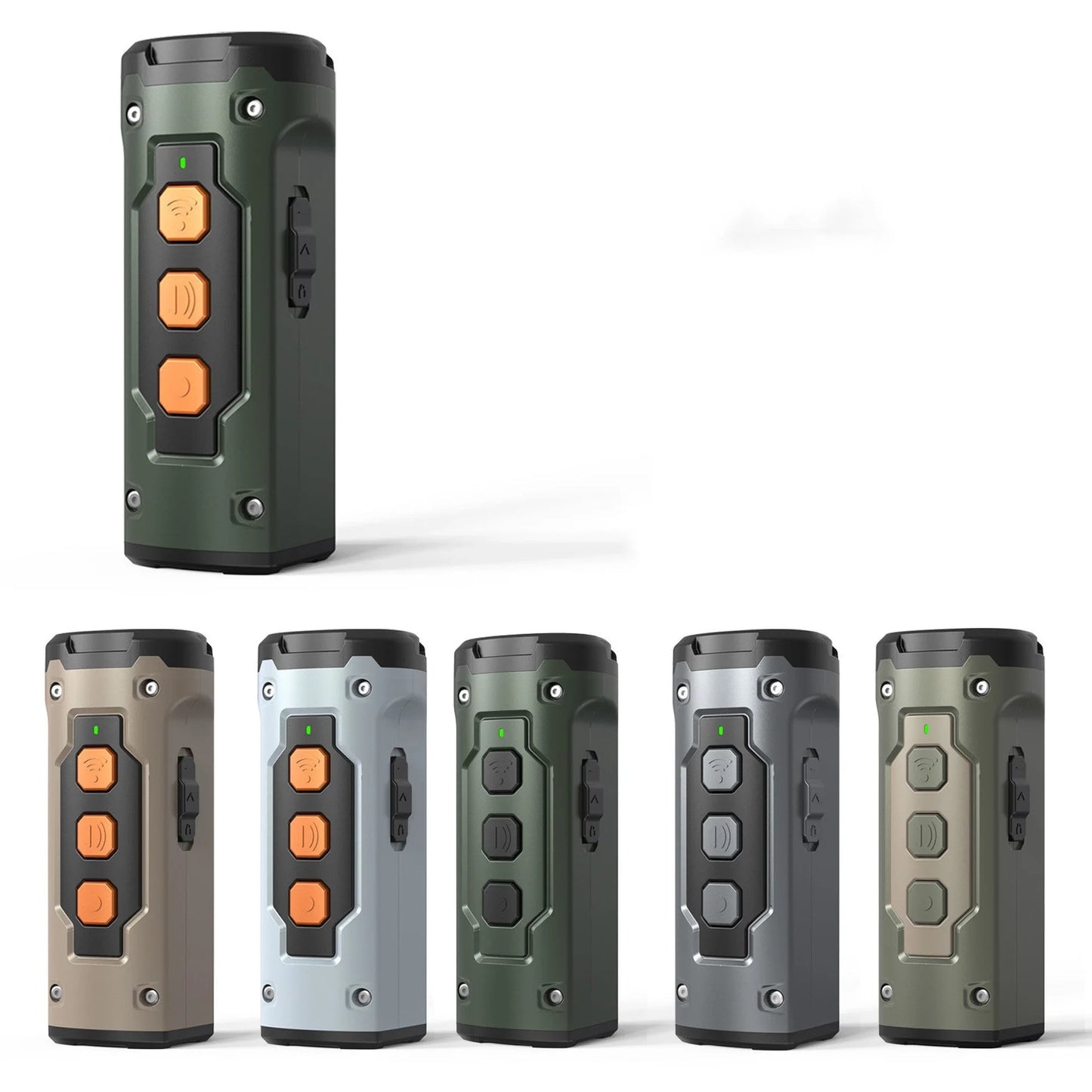 Dog Drive Ultrasonic Three-head Bark Plug Torch with LED Flashlight in various colours