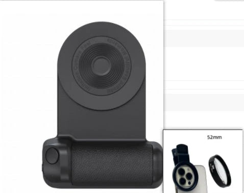 Versatile magnetic phone grip tripod with rotating design, powerful magnetic base, and premium materials for stable, blur-free mobile photography