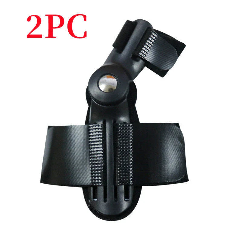 Hallux Valgus Corrector Plastic Toe Sleeves with adjustable straps for bunion relief and toe alignment