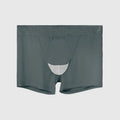 Men's ice silk nylon underwear boyshorts in mid-waist design available in five solid colours
