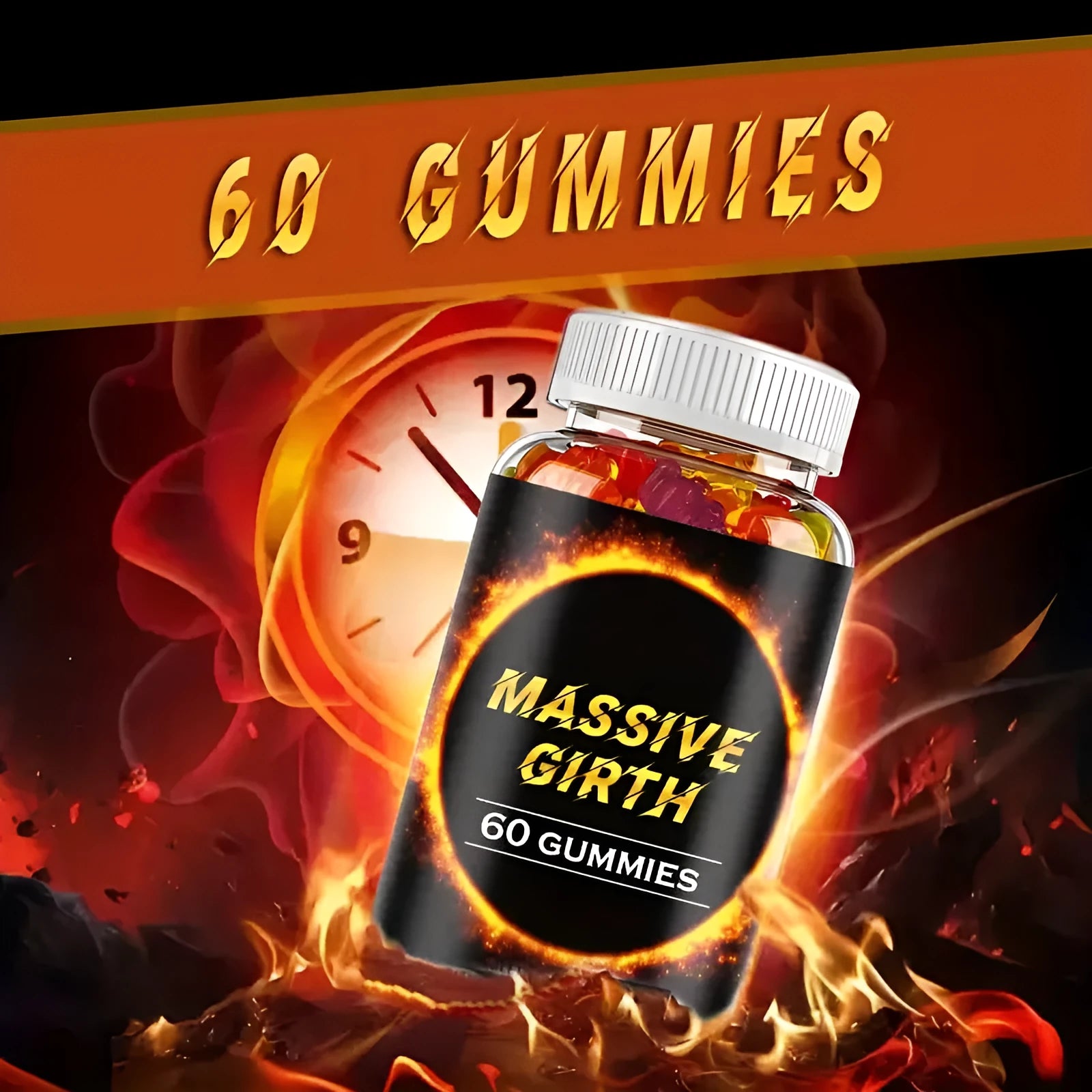 MAX PERFORMANCE GUMMIES dietary fibre 60 tablets soft chew bottle